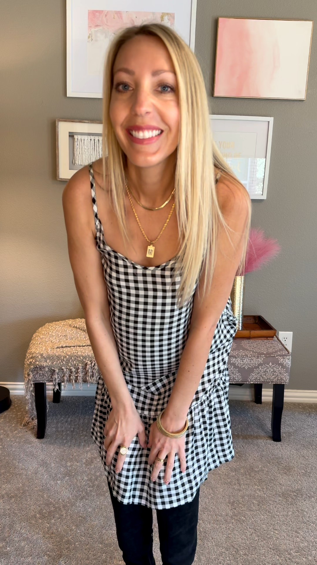 Another day, another spring dress 🖤 Don’t forget your boots, hat and jacket. ￼

#transitionaloutfit #wintertospring #springoutfit #ginghamdress 

#LTKSeasonal #LTKootd #LTKOver40