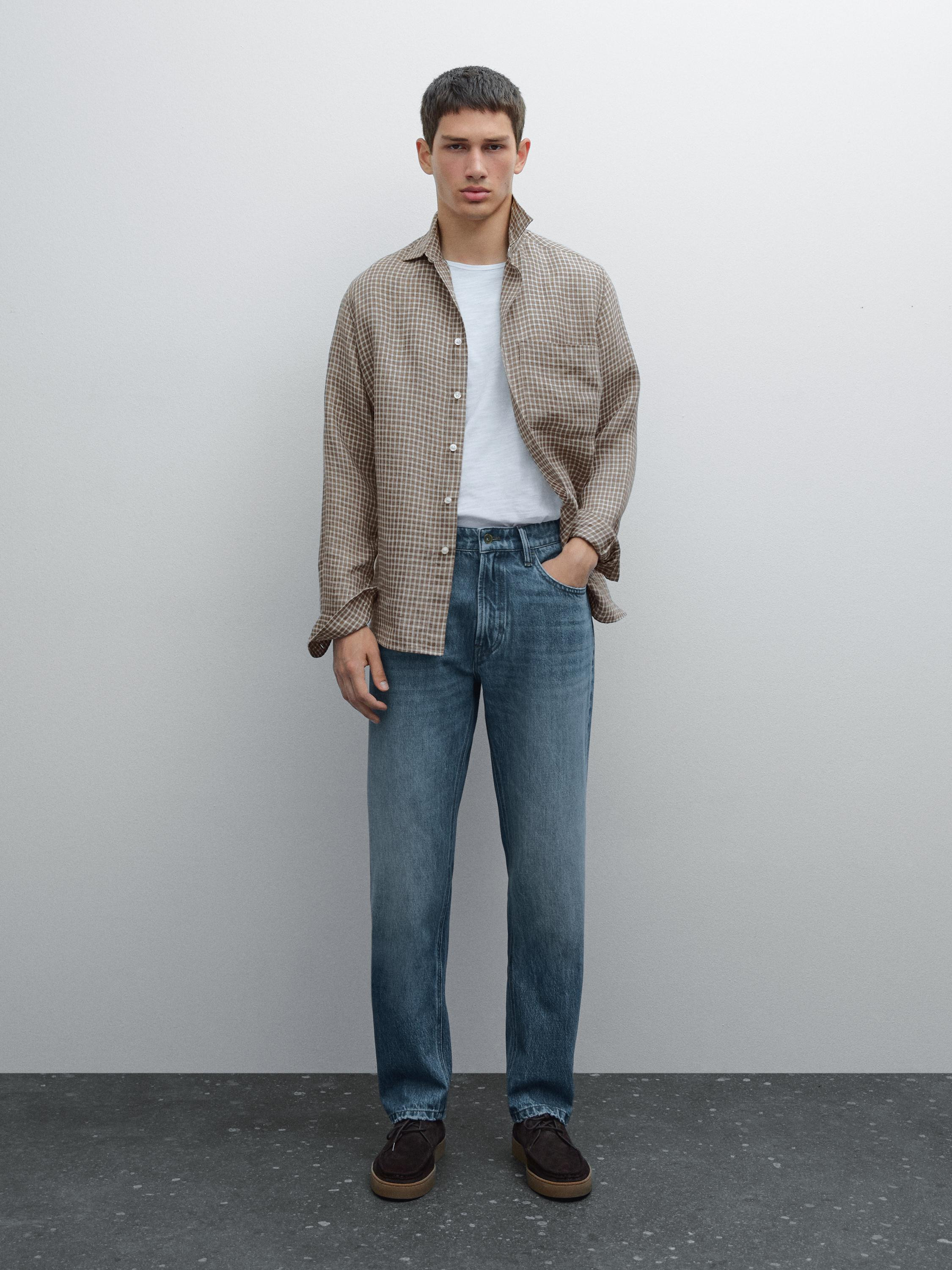 Tapered fit jeans | Massimo Dutti UK