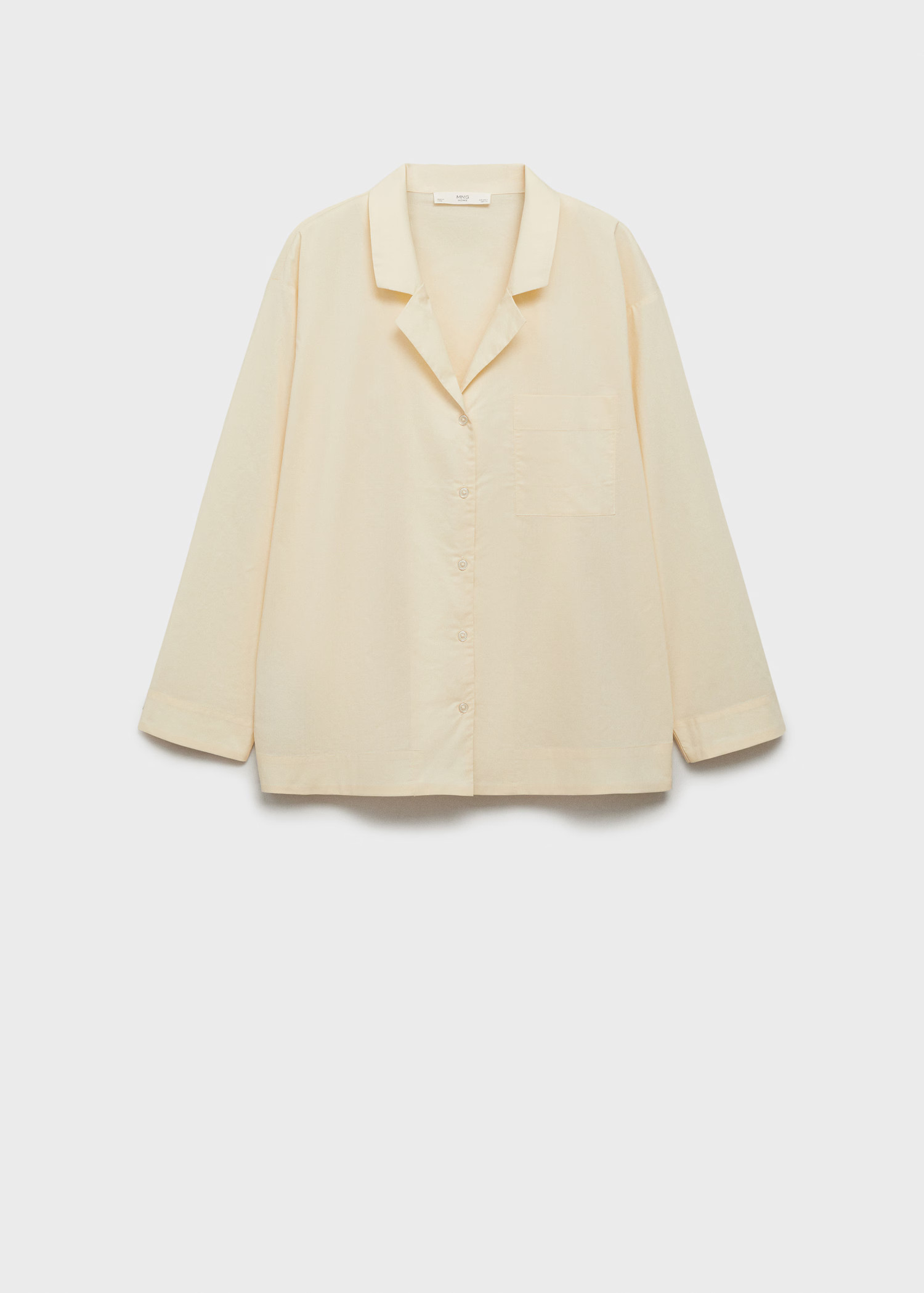 Garment-washed cotton shirt | Mango (US/MX/AU)