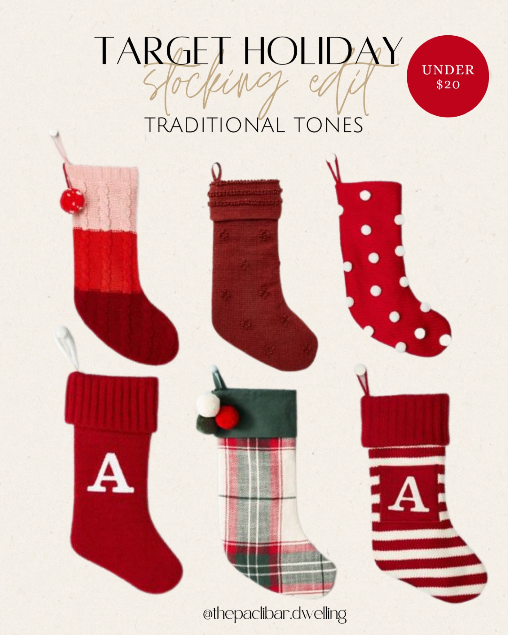 Affordable Christmas decor. Christmas stockings. Cute Christmas decor  

#LTKunder50 #LTKSeasonal #LTKHoliday