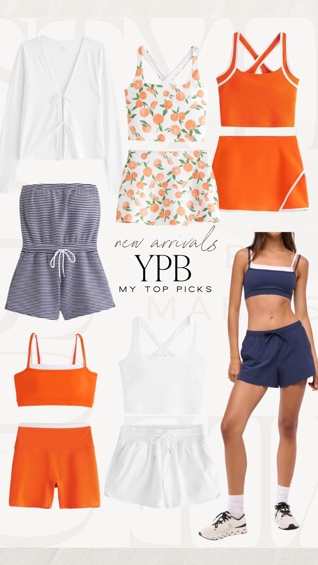YPB New Arrivals! 🧡🍊🦊🍑🏓

Activewear, pickleball outfit, tennis fit, workout fit, exercise outfit, yoga fit, Pilates fit, summer walk fit, tennis skirtt

#LTKActive #LTKFitness #LTKFindsUnder100