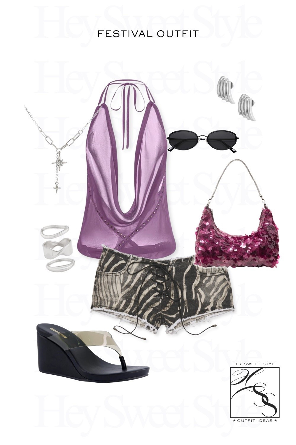 Purple Zebra 🦓 | Lollapalooza Outfits 2026