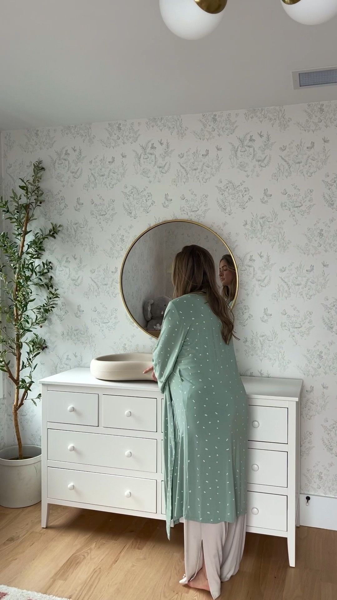 Set up nursery dresser with me #nurserydecor #twinnursery #nursery #changingtable 
