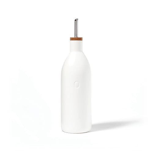 Fox Run White Ceramic Oil Bottle, 17 oz/500 ML Olive Oil Dispenser With Pouring Spout and Cap | Amazon (US)