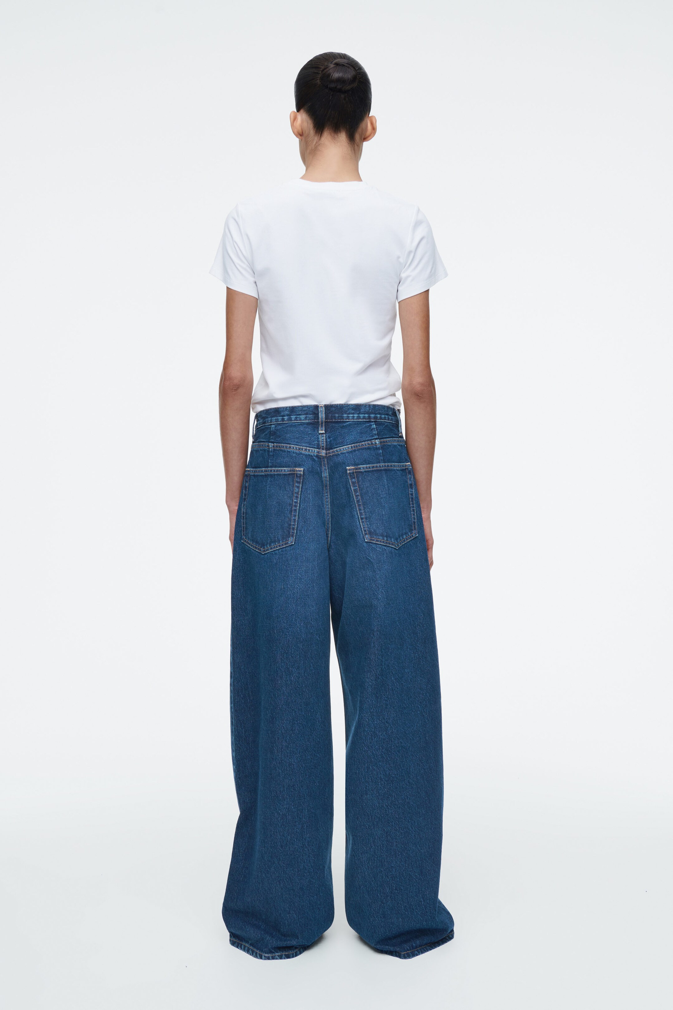 POOL WIDE-LEG JEANS - DARK BLUE | COS US | COS (EU)
