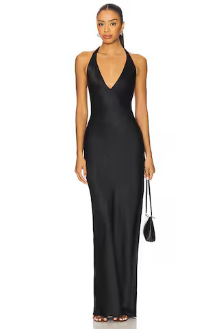 Amanda Uprichard Bondi Maxi Dress in Black from Revolve.com | Revolve Clothing (Global)