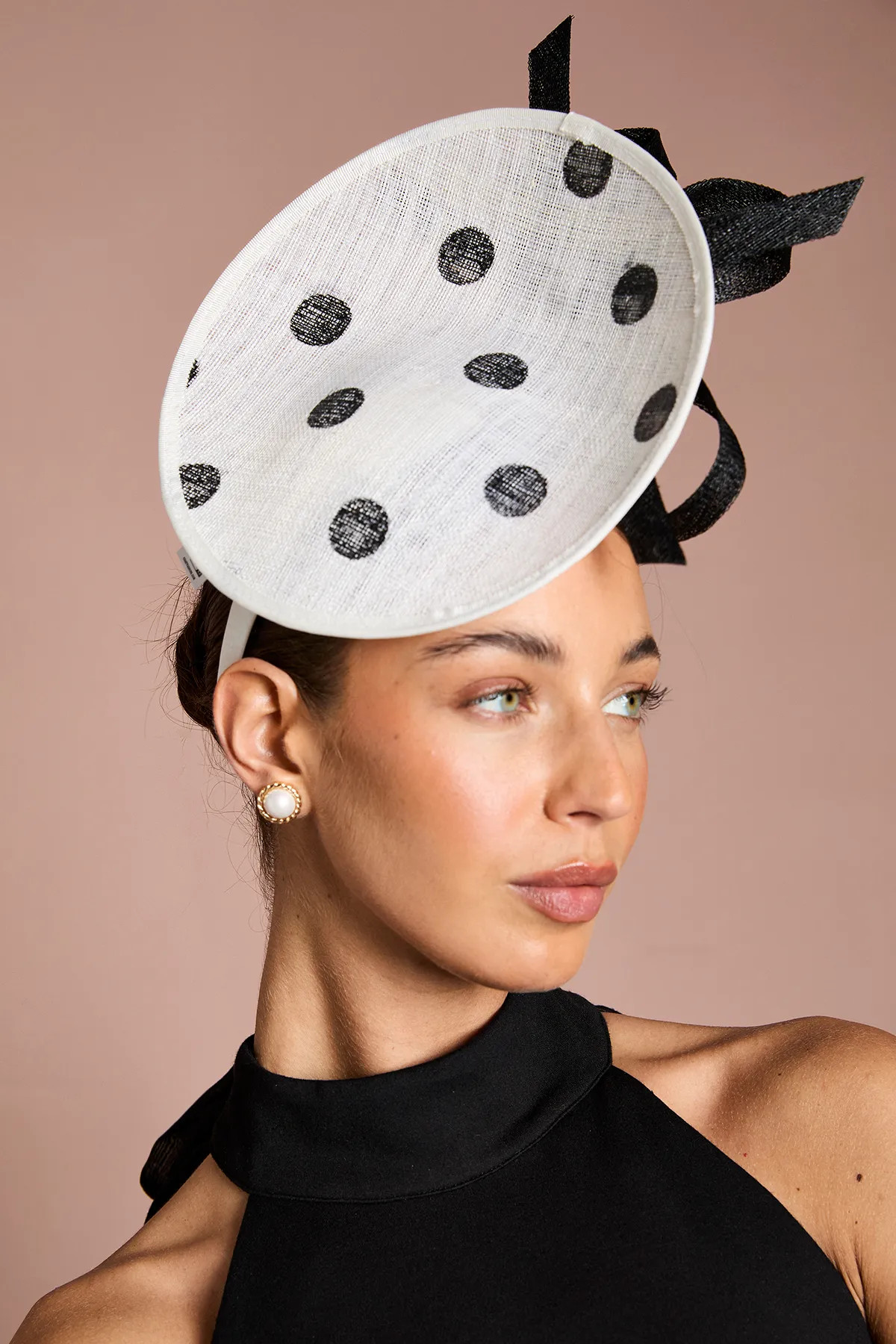 Mono Coast Lisa Tan Printed Spot Disc And Loop Fascinator | Debenhams | Debenhams UK