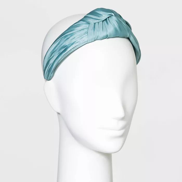 Organza Knot Headband - A New Day™ Teal Blue | Target