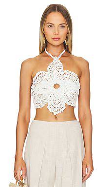 Cult Gaia Darlena Top in Off White from Revolve.com | Revolve Clothing (Global)