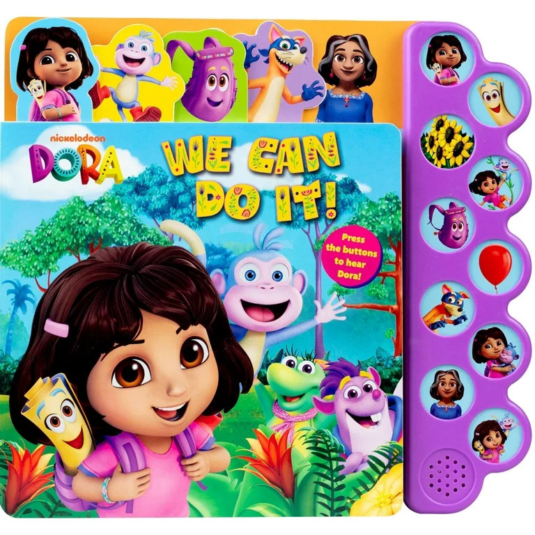 Dora: We Can Do It! 10-Button Sound Book (Board Book) | Walmart (US)