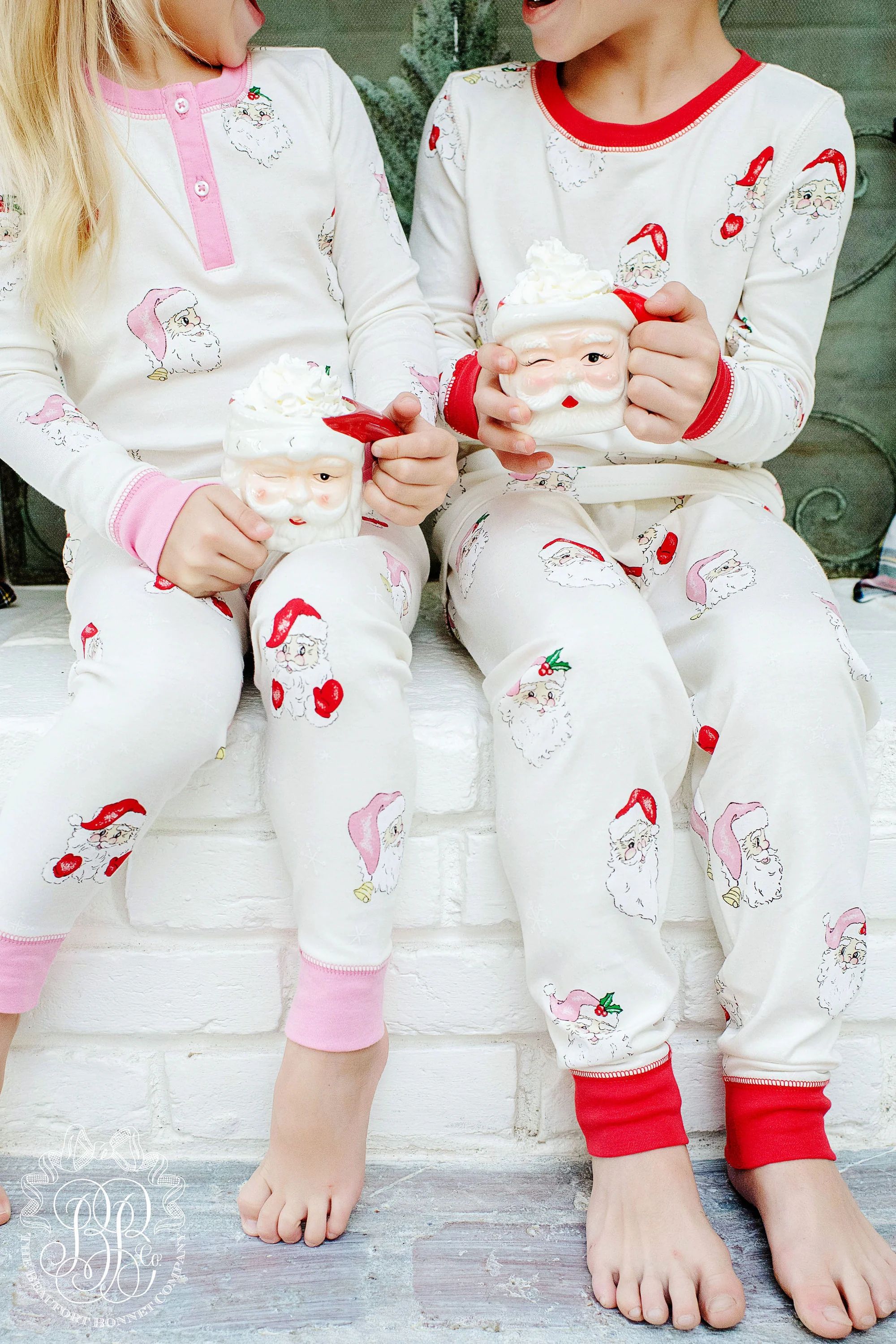 Sara Jane's Sweet Dream Set - Dear Santa with Hamptons Hot Pink | The Beaufort Bonnet Company