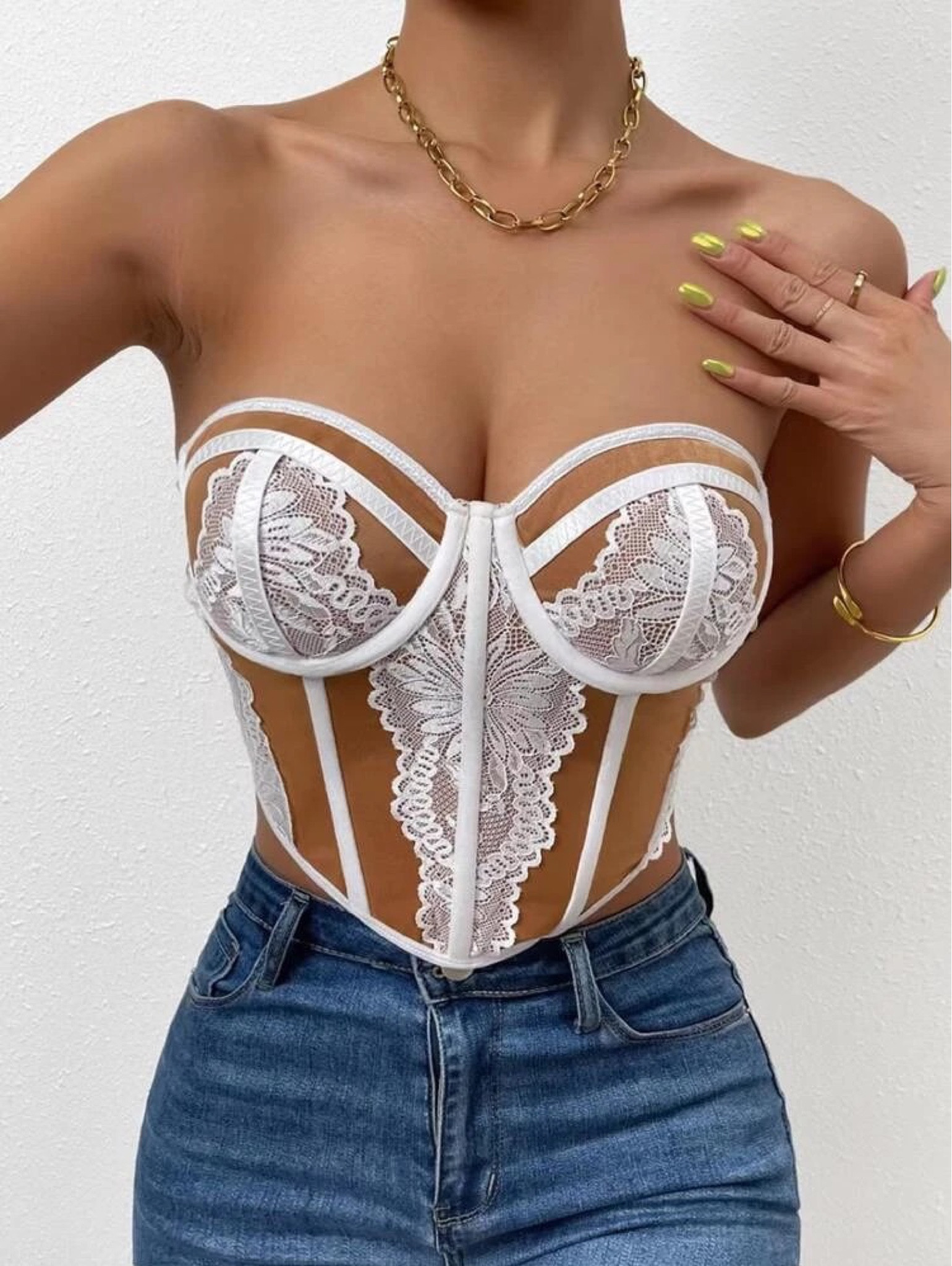 Lace corset Top with skin like mesh and other elegant SHEIN finds 

#LTKSeasonal #LTKunder50 #LTKfit