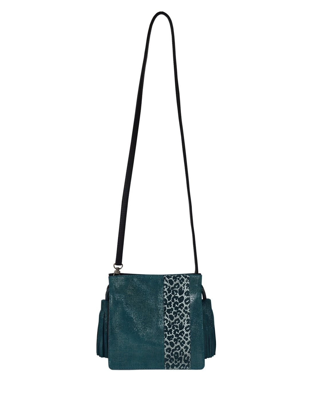 Sorry Not Sorry Satchel in Midnight Agave | Kelly Wynne | Kelly Wynne Handbags