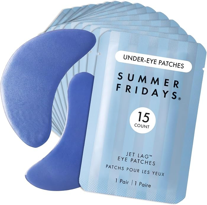 Summer Fridays Jet Lag Hydrating Eye Patches - De-puffing Hydrogel Under Eye Masks with Hyaluroni... | Amazon (US)