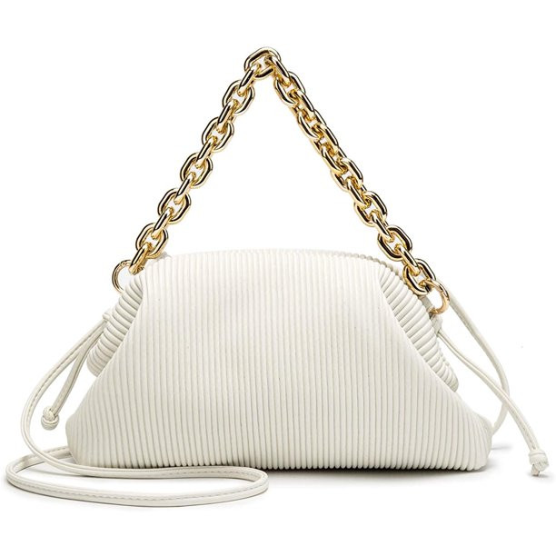 Women Dumplings Crossbody Bag Retro Ruched Shoulder Bag Fashion Tide Handbag Pouch Clutch Bag - W... | Walmart (US)