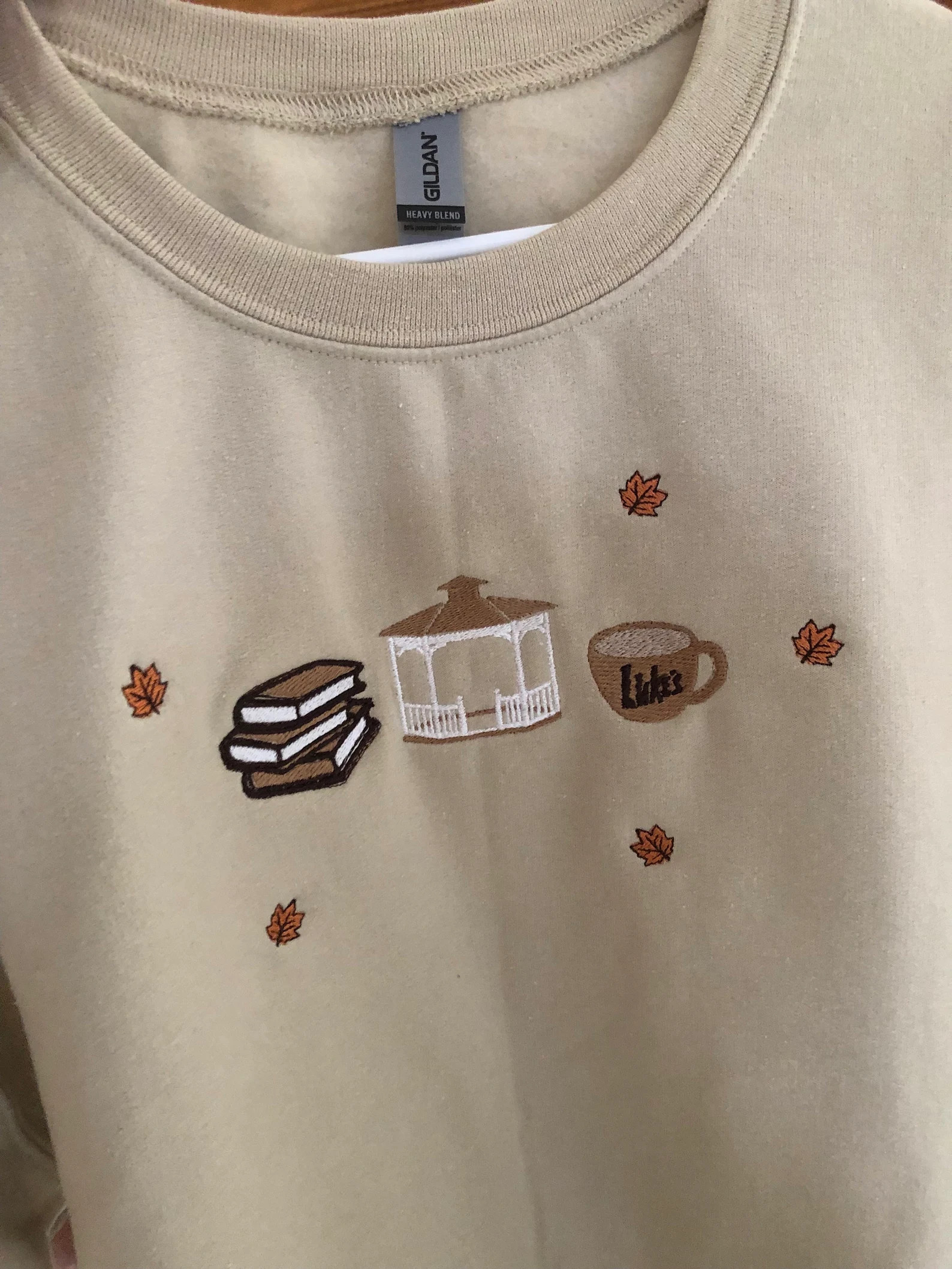 Luke's Gilmore Embroidered Sweatshirts Minimalist Fall - Etsy | Etsy (US)