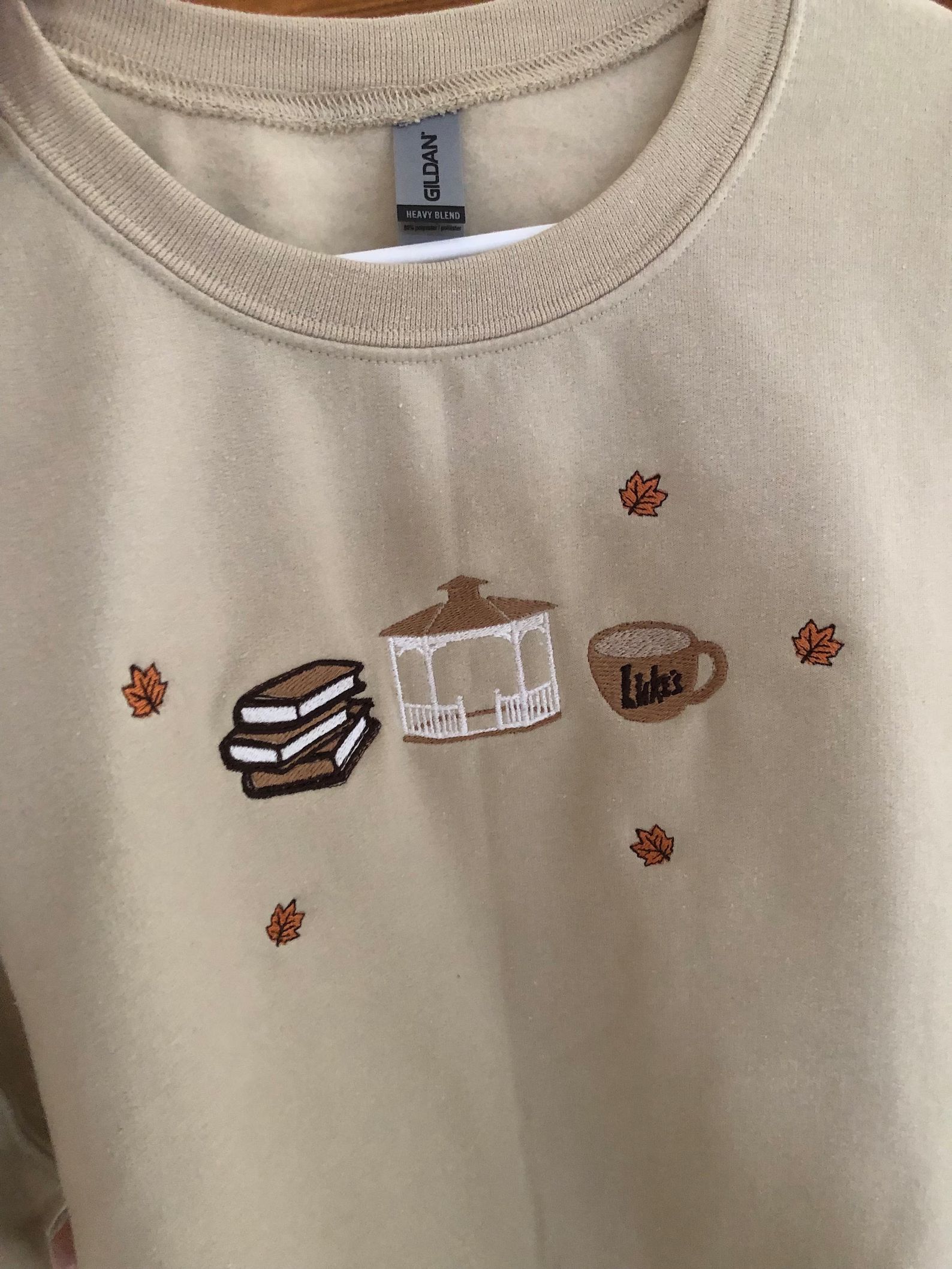 Luke's Gilmore Embroidered Sweatshirts Minimalist Fall - Etsy | Etsy (US)