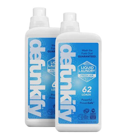 Defunkify HE Liquid Laundry Detergent, Fresh Air, 62 loads, 37.7 fl oz, 2-count | Walmart (US)