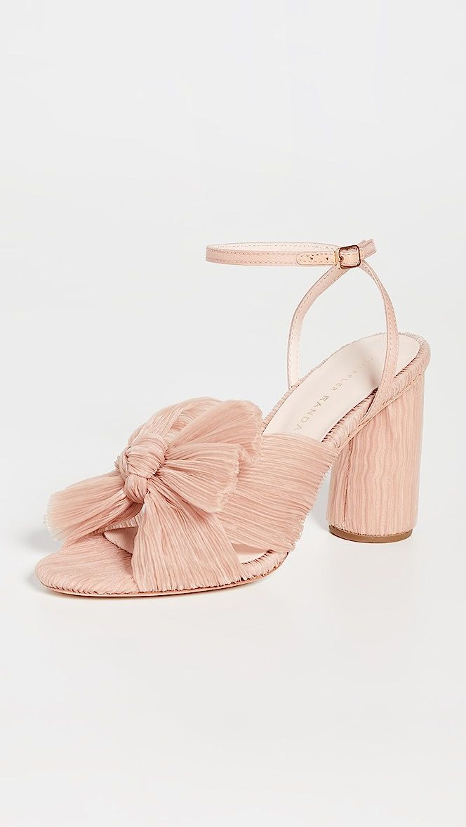 Camellia Pleated Bow Heel with Ankle Strap | Shopbop