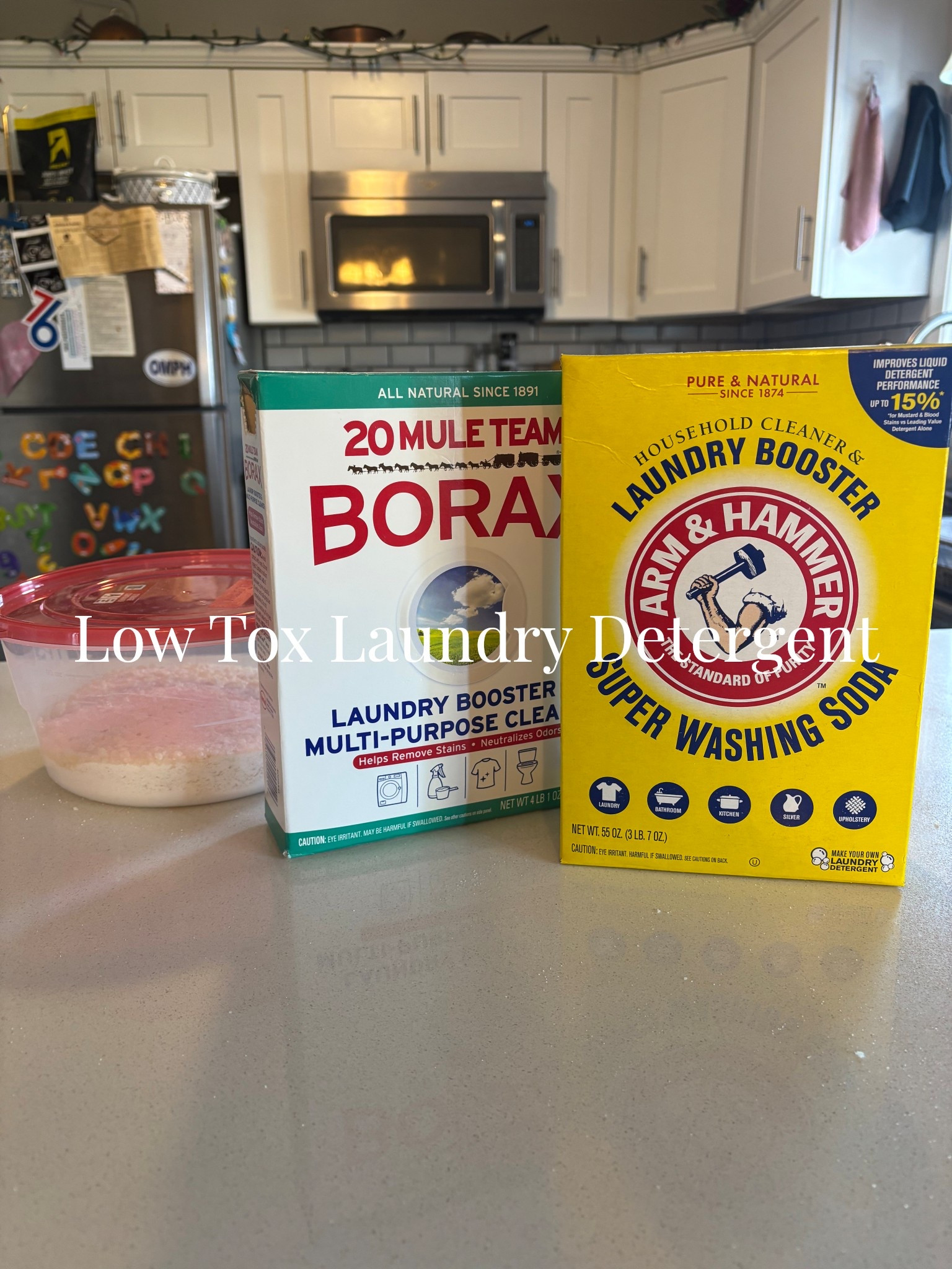 I’ve always cared about making healthier, cleaner swaps for my family — but they still have to be budget-friendly and realistic.
Now that I’m home with my kids, I have more time to research, test, and actually stick with the swaps that work.
This homemade laundry detergent is one of those wins 🌿
Welcome to Crunchy, but Busy — simple swaps for real life.

Comment LAUNDRY for the recipe
Recipe :

1 bar Castile soap (like Dr. Bronner’s)
1 cup washing soda
1 cup borax
Double or triple recipe if you like 

Grate Castile soap with cheese grater or
use a food processor -cut into slices then add to food processor a few at a time.
Mix together and use 1 or 1 1/2 tbsp per load
If your extra crunchy like me -
Use White vinegar for your fabric softener 

🌸Follow us @whatthesisterslove to receive links💌
✨

Comment SISTERS for link

——
🌸We’re so glad you’re here

I’m Ericka a millennial mom
mom of toddlers
pregnant mama
stay at home mom
crunchy mom
natural mama
faith filled mom
intentional motherhood
everyday mom life
simple mom life
imperfectly cozy
realistic motherhood
joyful chaos
I love sharing natural skincare
clean beauty routine
pregnancy safe skincare
diy nails
simple self care
5 minute makeup
glow from within
mom beauty hacks
no filter needed
skincare for busy moms

#CrunchyButBusy #LowToxLiving #CleanHomeSwaps #HomemadeLaundryDetergent #CrunchyMomLife #SAHMLife #HealthyHome #NonToxicLiving #BudgetFriendlyLiving #SimpleHome #NaturalLivingMama #RealLifeHomemaking #LowToxMama #IntentionalLiving

