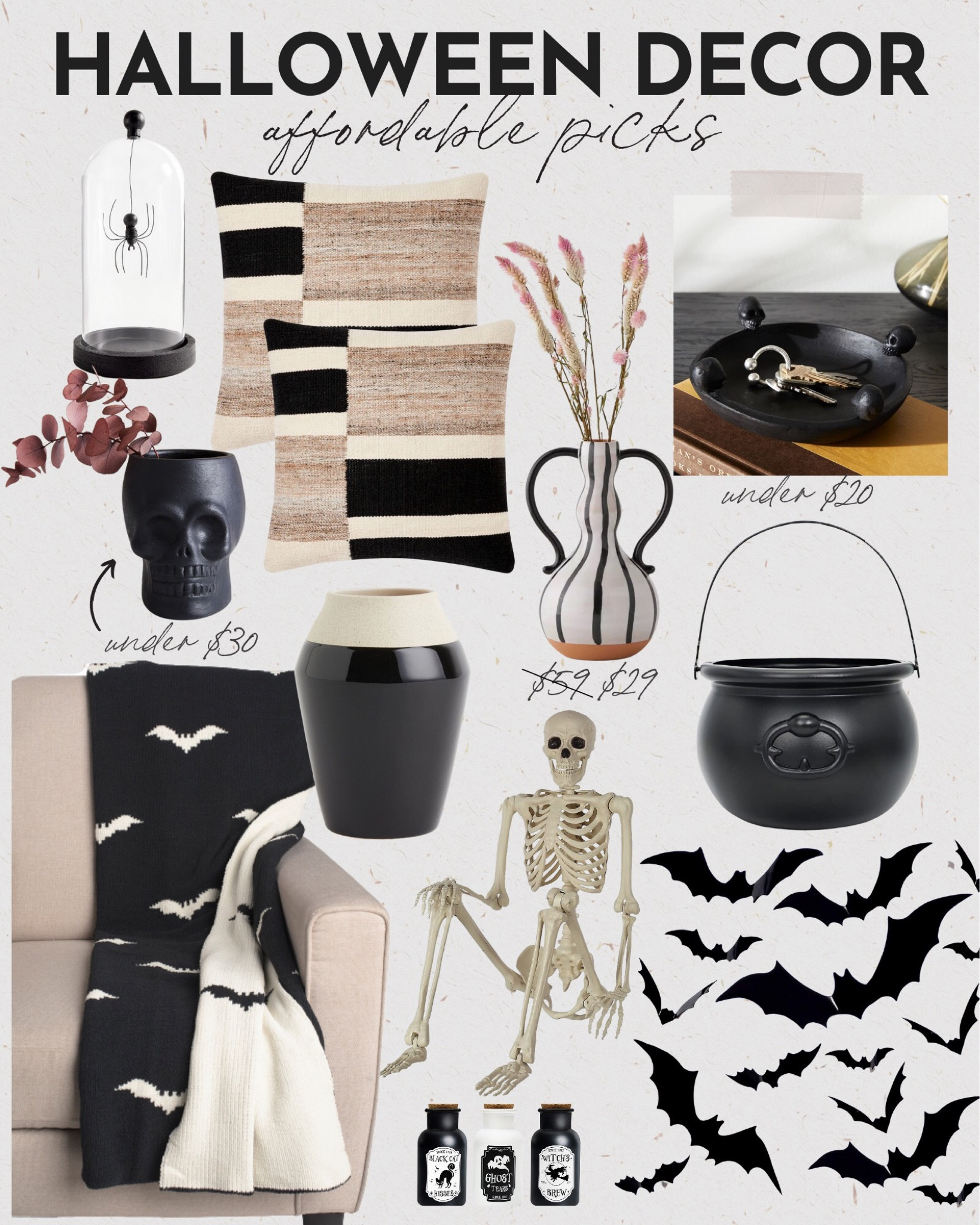 Affordable Halloween decor - including amazon finds🖤

Halloween, Halloween decor, Halloween home decor, Halloween decorations, Halloween neutral decor, affordable Halloween decor, affordable Halloween home decor, Amazon Halloween decor, target Halloween decor