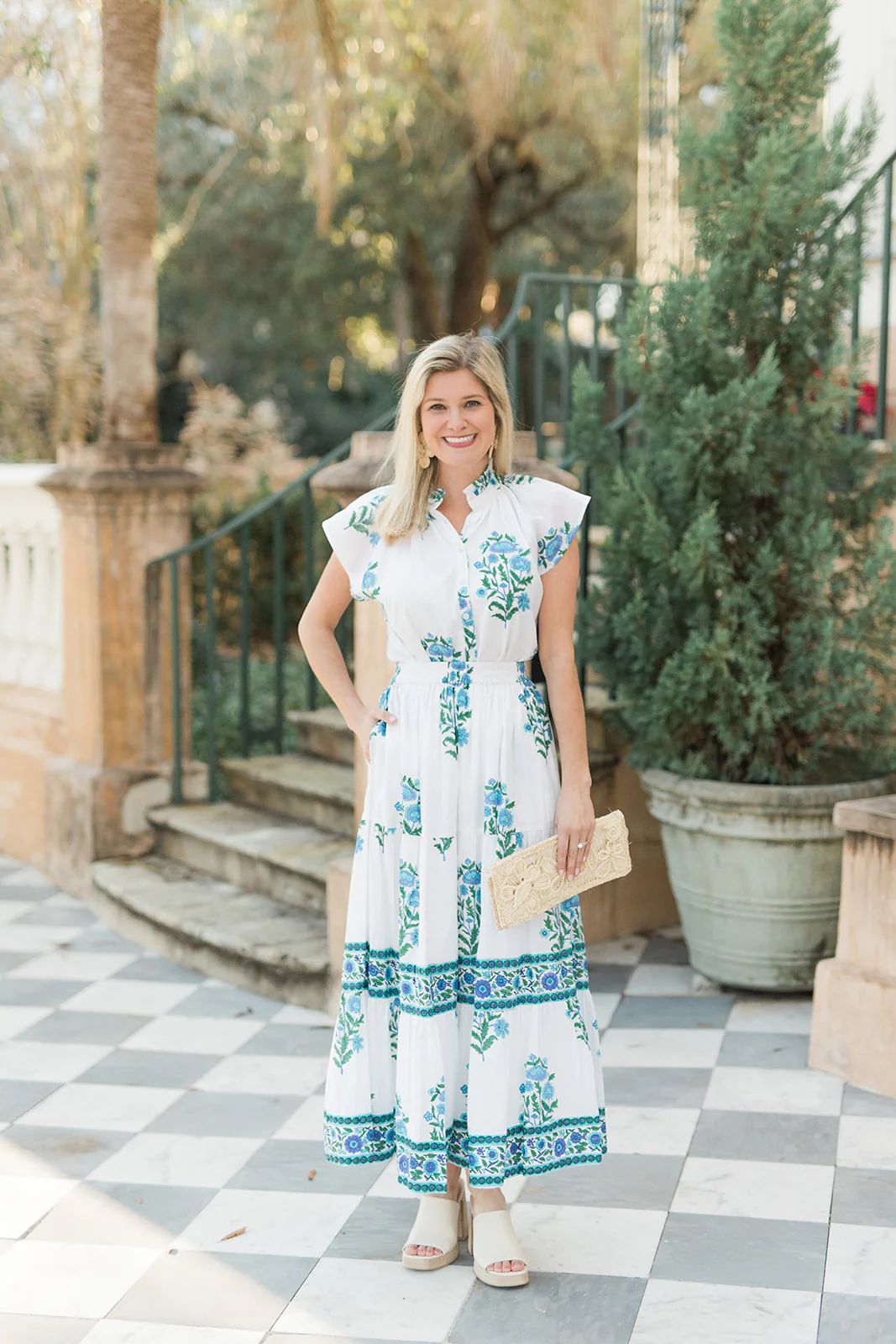 Dahlia Skirt | Spring Bud | Victoria Dunn 