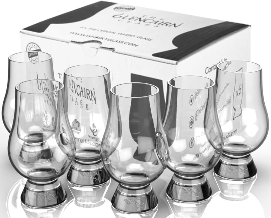Glencairn Crystal Whiskey Glass, Set of 6, Clear, 6 Pack | Amazon (US)