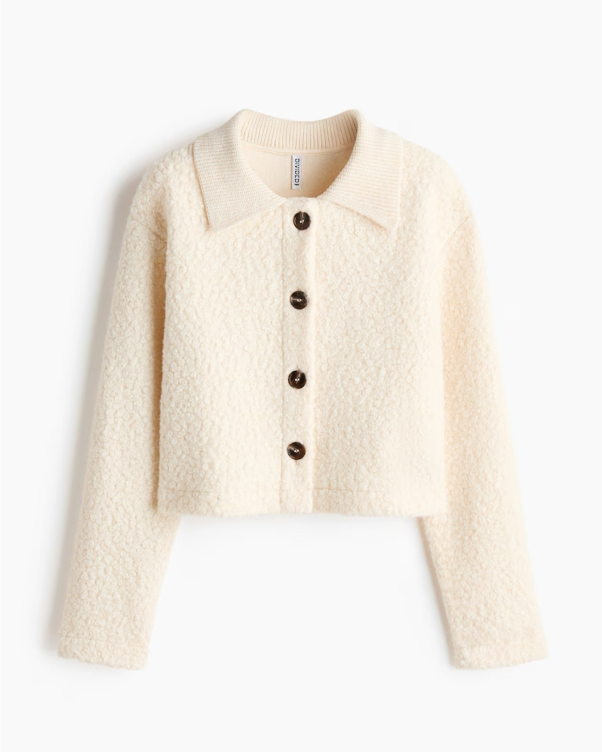 Cream boucle collared cardigan 

#LTKFindsUnder50 #LTKstorytime