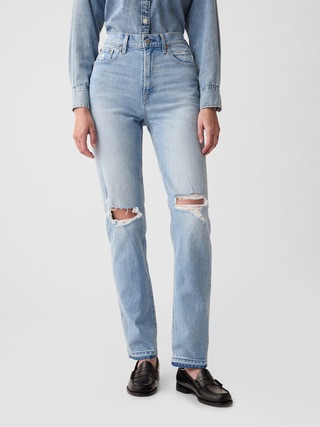 High Rise Cheeky Straight Jeans | Gap (US)