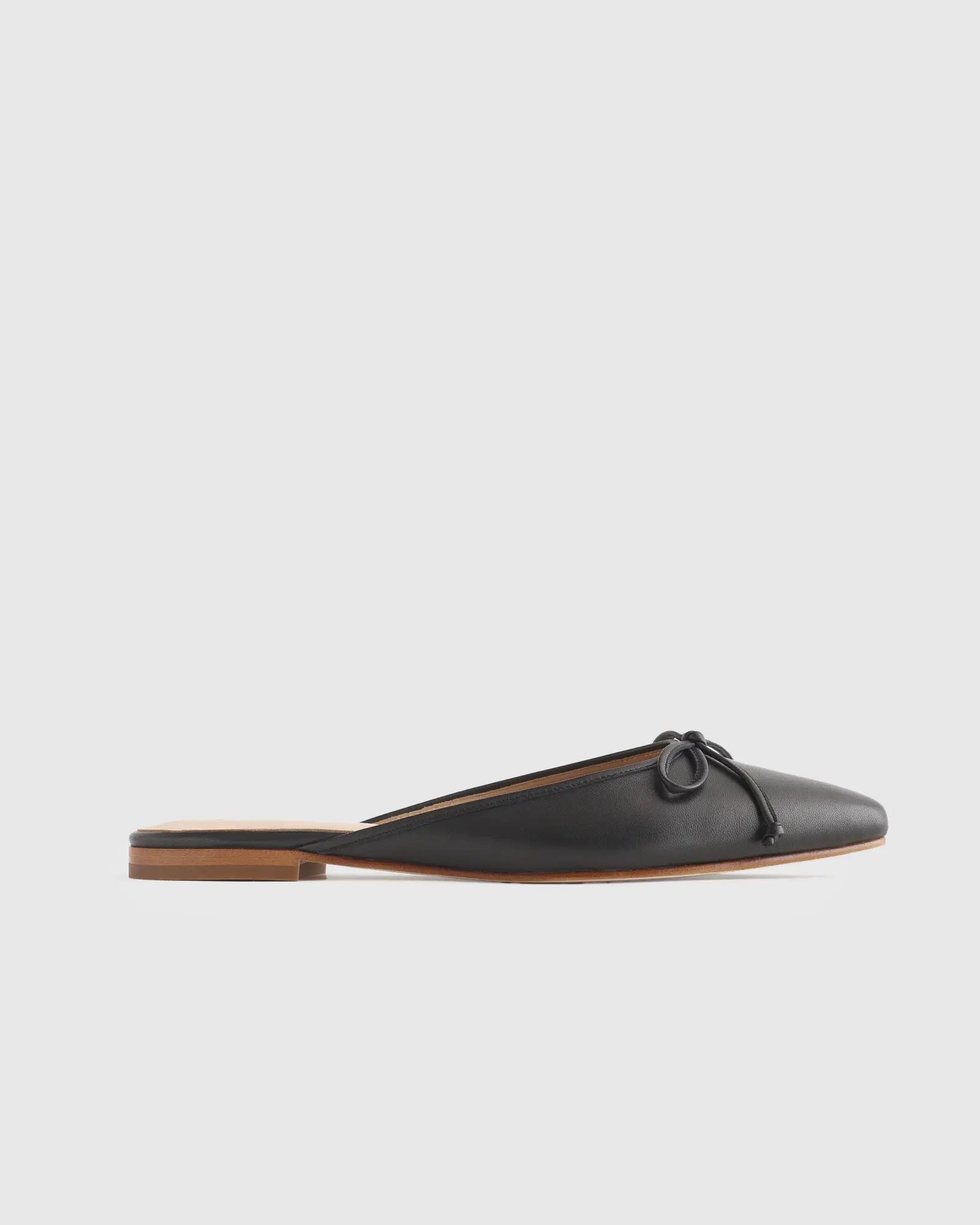 Italian Leather Pointed Mule | Quince