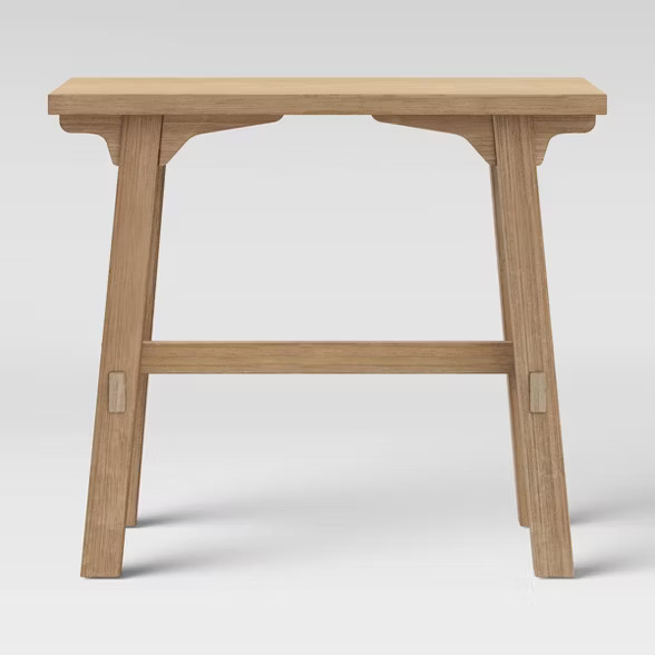Creswell Wood Console Table Natural - Threshold™ | Target