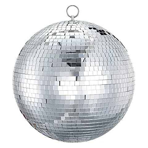 Yescom 12" Disco Mirror Glass Ball DJ Dance Club Stage Lighting Home Party Business Window Displa... | Amazon (US)