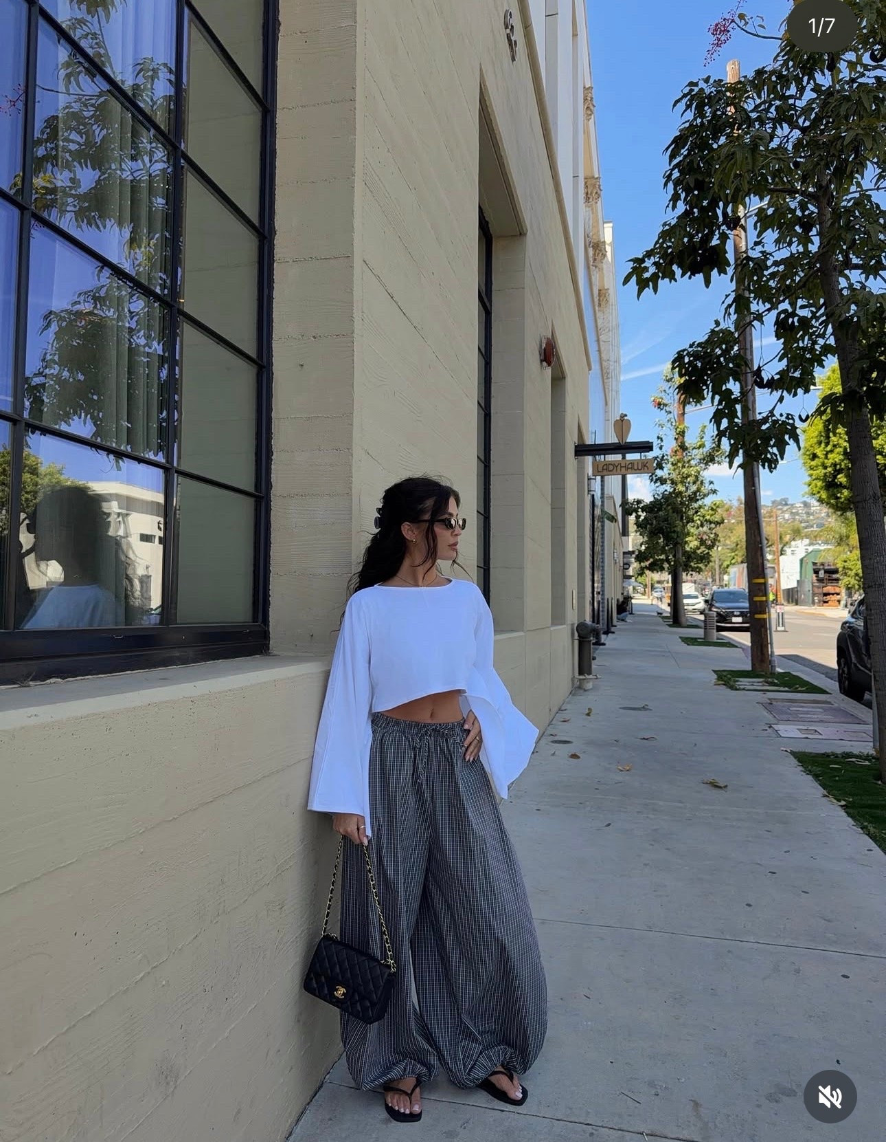 ASOS bershka balloon pants havaianas casual style