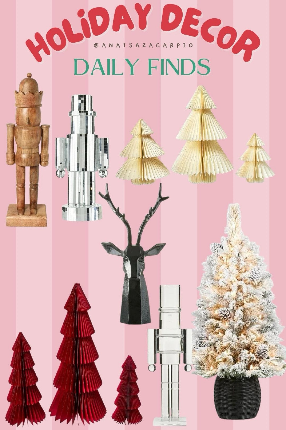 Christmas nutcrackers, paper trees, table tree, table decor
Holiday decor