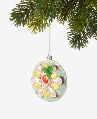 Holiday Lane Foodie Oyster Plate Ornament, Macy's Exclusive - Macy's | Macy's