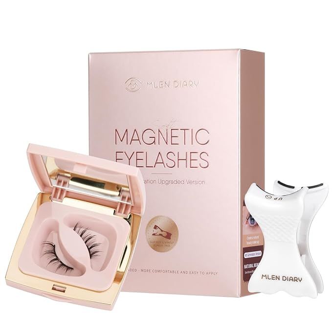 Dual Magnetic Eyelashes, Soft Magnetic Lashes Without Eyeliner, Reusable Lightweight Magnetic Fal... | Amazon (US)