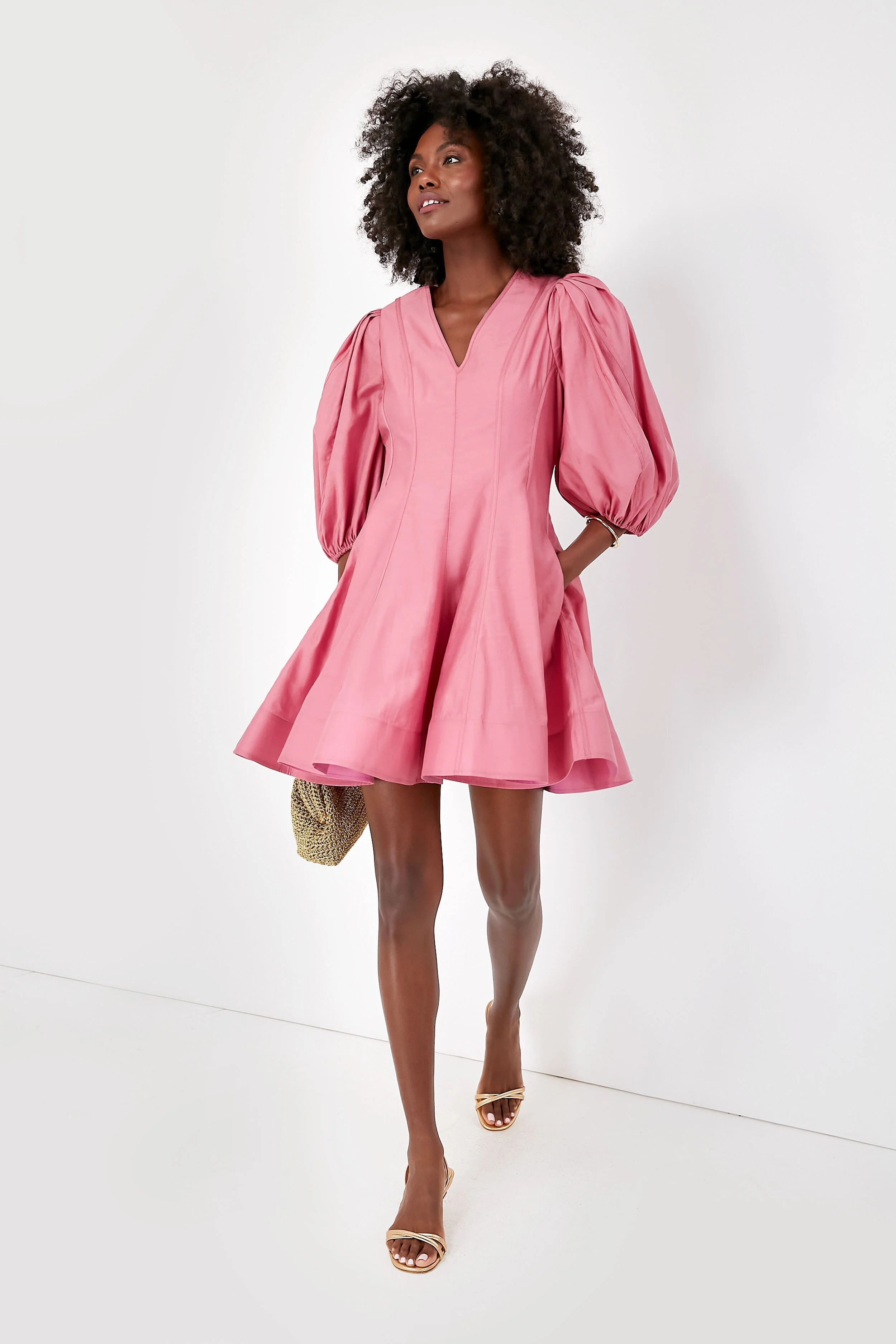 Pink Loraine Mini Dress | Tuckernuck (US)