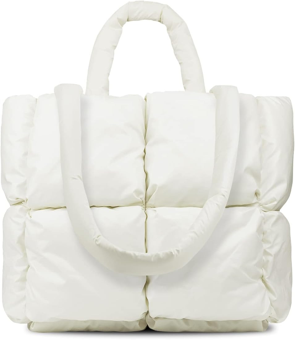 oexe Puffy tote bag，Handbags for women,Large Puffer Tote Bag, Puffer bags for women,Luxury bags... | Amazon (US)