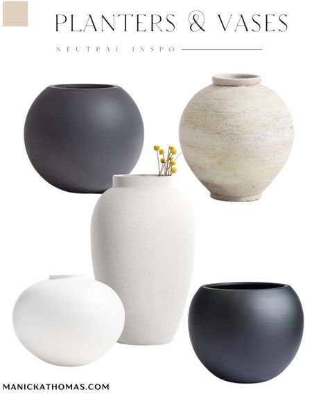 Favorite planters and vases | neutral home decor | home gifts

#LTKGiftGuide #LTKhome