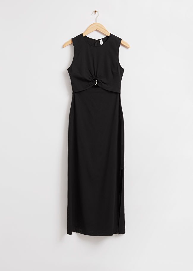 Fitted Metal Hook Detail Dress | & Other Stories (EU + UK)