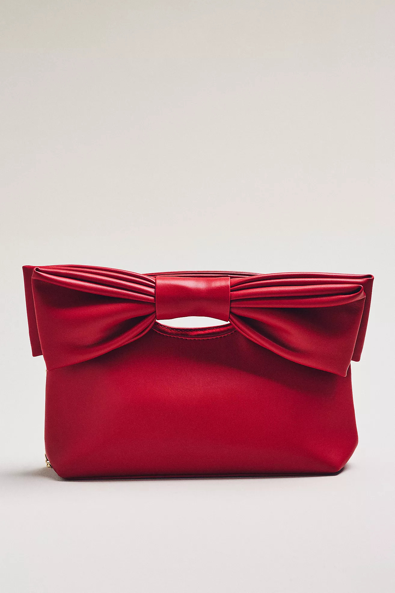 Cutout Handle Bow Clutch | Anthropologie (US)