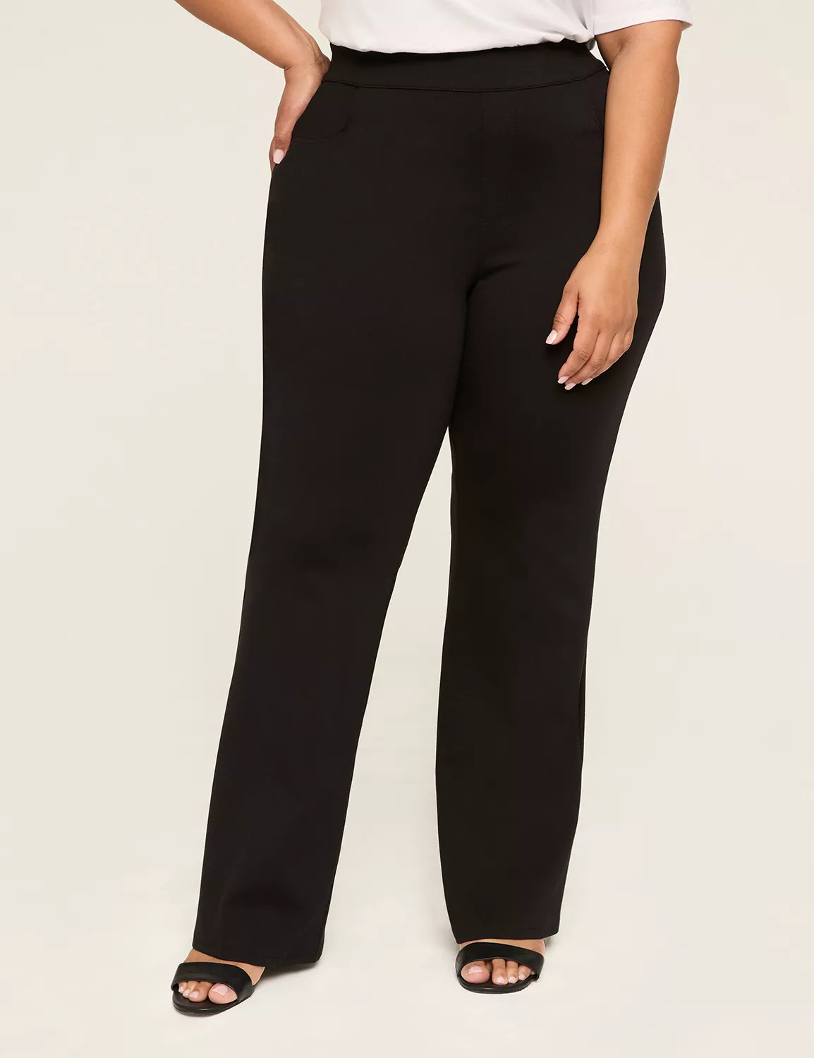 Ponte Pull-On Boot Pant | Lane Bryant (US)