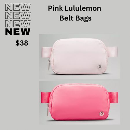 Pink Belt Bags from Lululemon 💕 

#LTKfindsunder50 #LTKGiftGuide #LTKitbag