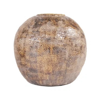 Brown/Black Round Table Vase | Wayfair North America
