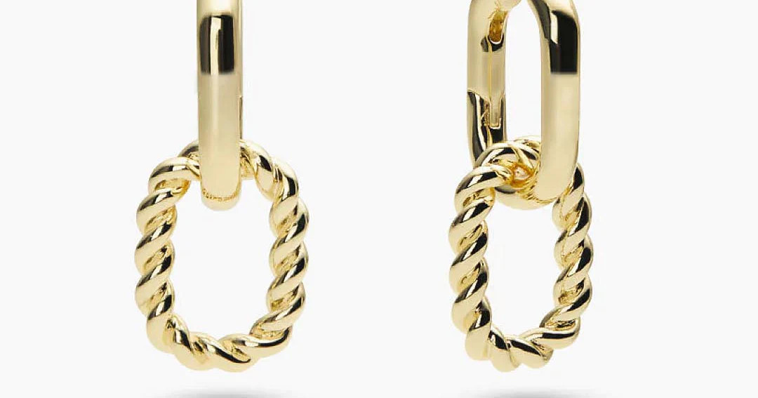 Double Hoop Earrings - Ash Double | Ana Luisa