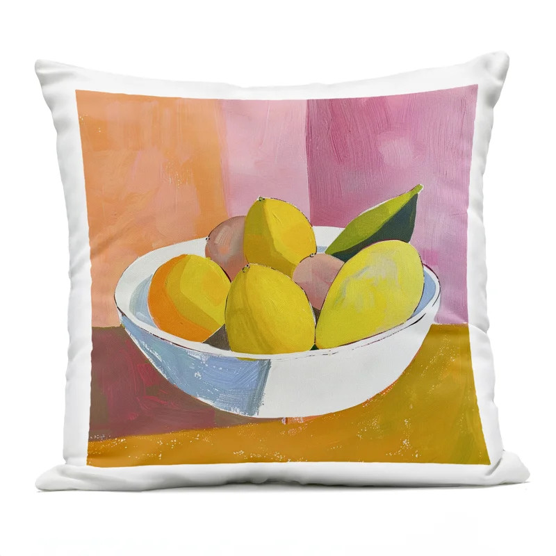 Bold Kitchen Citrus Fruits Design by Walker Noble Outdoor Printed Pillow | Wayfair North America