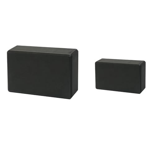 MBKHFLL (black-2 Pack) Yoga Block - Supportive Latex-Free Eva Foam - Soft Non-Slip Surface with Beveled Edges for Yoga, Pilates, Meditation - Yoga Accessories for Stability, Balance, Deepen Stretches | Amazon (US)