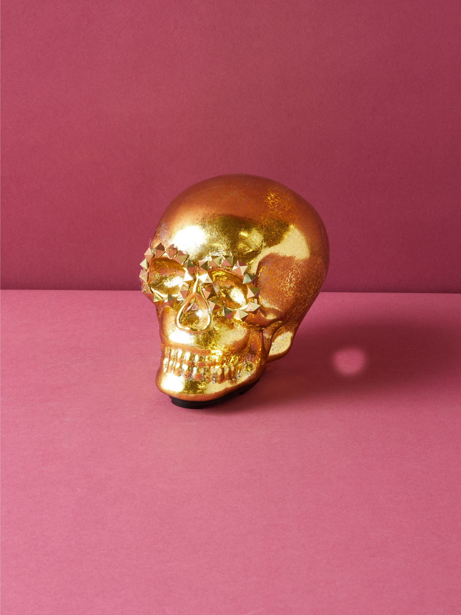 6x7 Glass Led Light Up Skull | Halloween | HomeGoods | HomeGoods