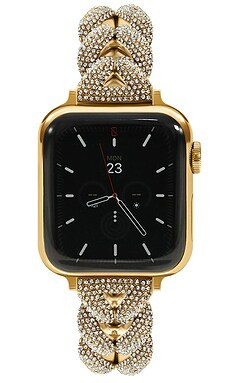 Goldenerre Pavé Herringbone Watch Band in Gold from Revolve.com | Revolve Clothing (Global)