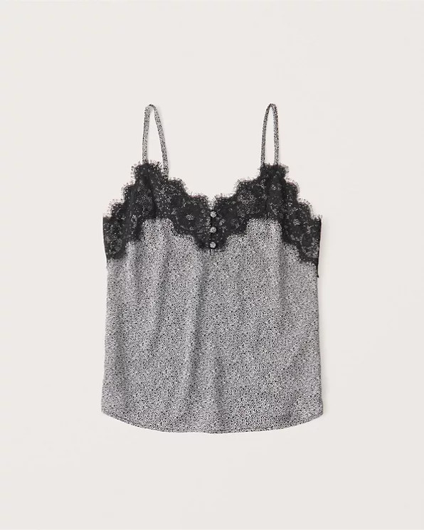 Women's Lace-Trim Cami | Women's Tops | Abercrombie.com | Abercrombie & Fitch (US)
